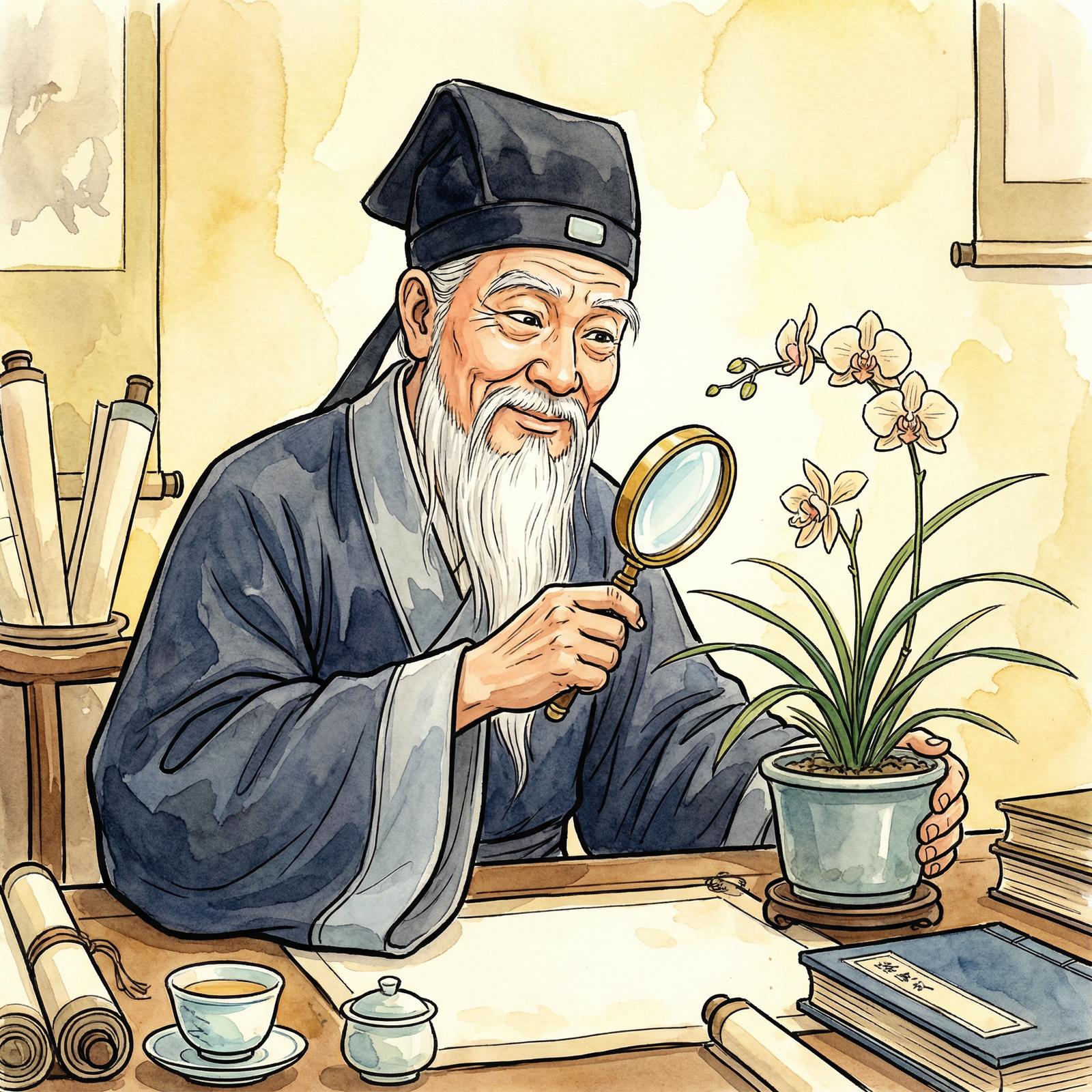 偷拍植物专家林伯远